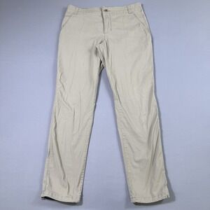 Kuhl Resistor Lite Chino Pants Men 32x30 Beige Stretch Hiking Commuter UPF *Flaw